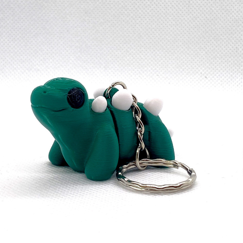Baby Stegosaurus Keyring