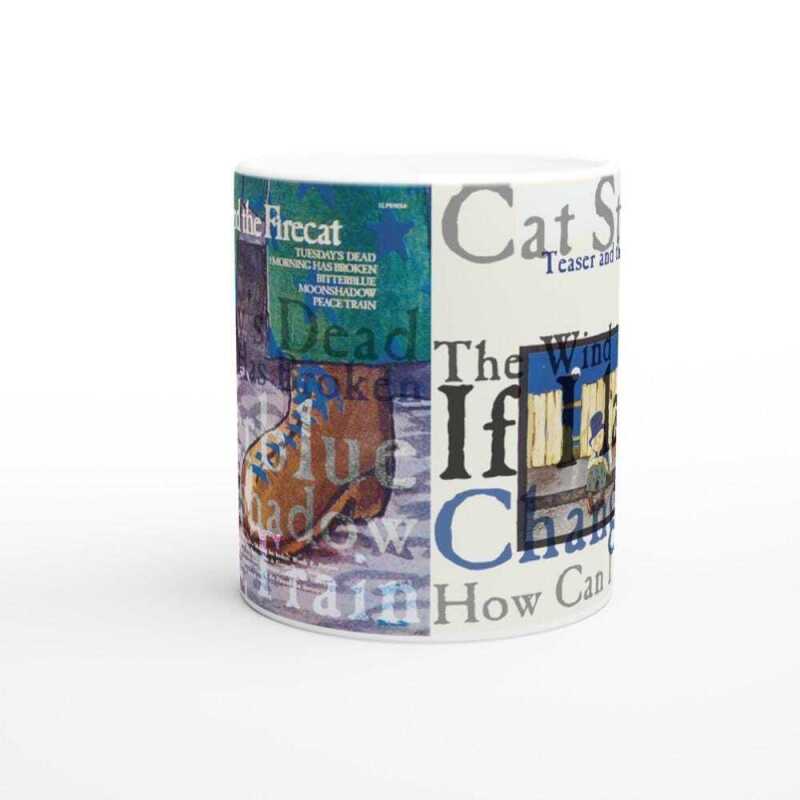 Cat Stevens Teaser And The Firecat Vinyl Album Track Mug - Ceramic White