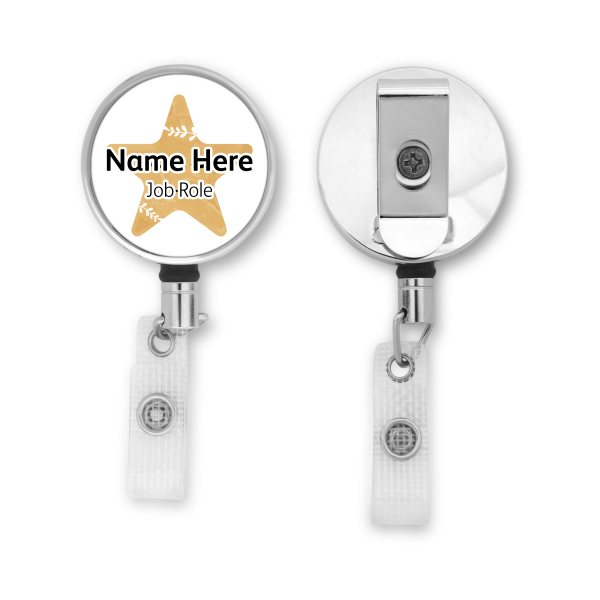 Personalised Metal ID Reel - Boho Baby Star