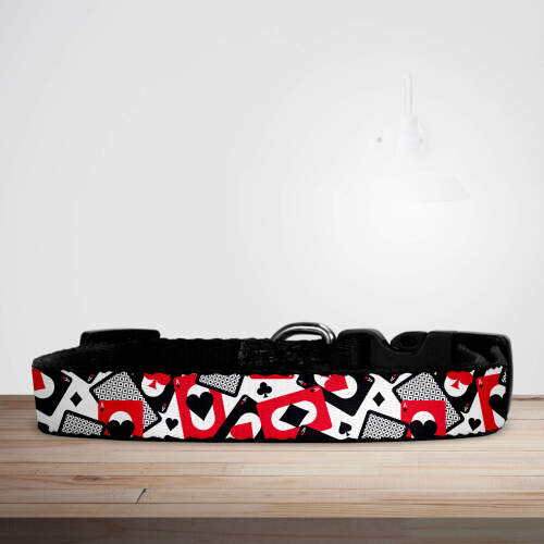 Valentine's Day Playing Cards Dog/Puppy Collar