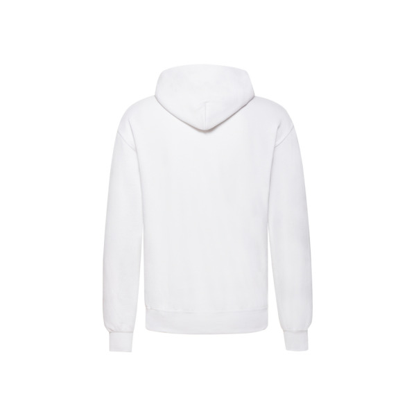 Personalised Fruit of the Loom Overhead Hoodie - White - S