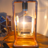 Gentleman Jack  - Copper frame Bottle table lamp - Original - Upcycled - Man/She Cave - Fathers/Mother Day - Gifts For Him/Her