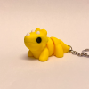 Imperfect Keyrings - Baby Yellow Triceratops