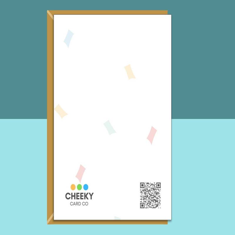 Funny 19th Birthday Card - Personalised inside if required - For Him or For Her - Perfect greetings card for someone turning 19 years old - Blank inside - Small