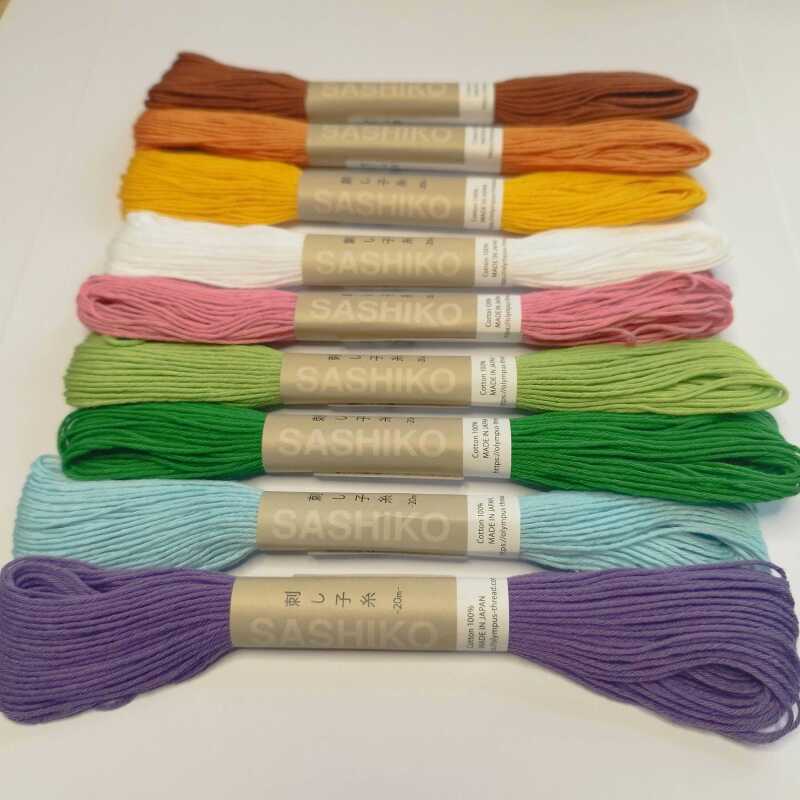 Olympus Sashiko Cotton Thread 20m - #8 Light Blue
