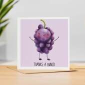 Thank You Card Cute Thanks a Bunch Thank You Card For Any Occasion