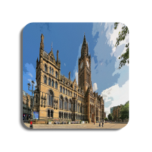 Town Hall - Manchester | Global Artwork Wooden Coaster