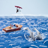 Flippin' Fantastic 150mm Square Greetings Card by Akiko Ida and Pierre Javelle