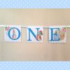 Personalised Peter Rabbit Banner,Peter R 1st Birthday Banner,Peter Rabbit Banner - No bows