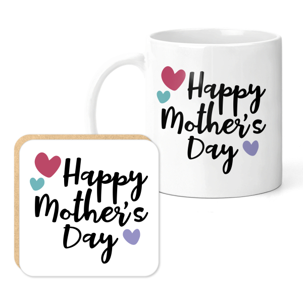 Mother's Day Mug & Coaster Set - Happy Mother's Day