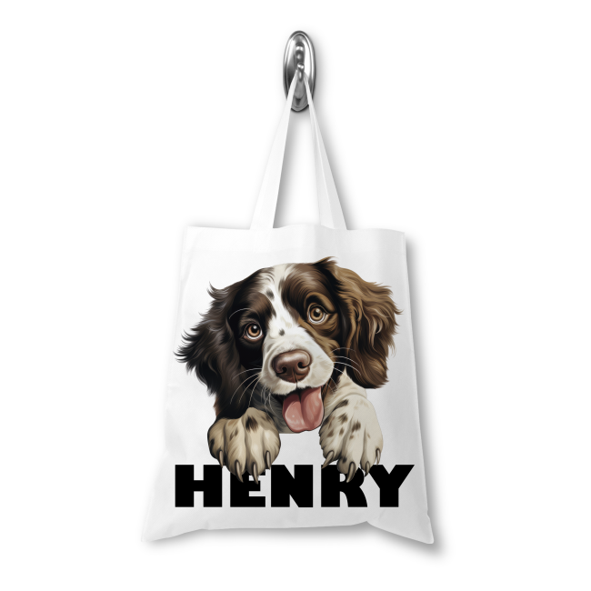 Personalised Dog Breed Design Tote Bag