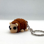 Baby Hedgehog Keyring Pack