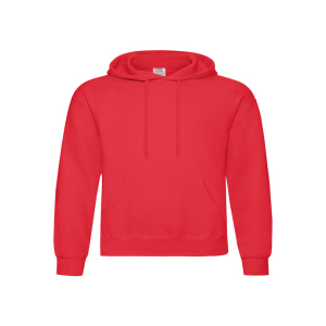Personalised Fruit of the Loom Overhead Hoodie - Red - S