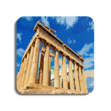 Acropolis - Athens | Global Artwork Wooden Coaster