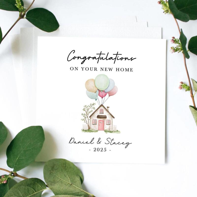 New Home Card, Congratulations On Your New Home