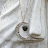 Hematite Crystal Sterling Silver Necklace - Protection