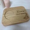 Personalised Engraved Wooden Tea and Biscuit Board / Gift for Birthday Housewarming Mothers Day / Serving Board / Coffee and Cake - Design 1 - Tea & Biscuits