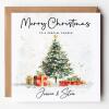 Couple Christmas Card, Personalised Special Couple Christmas Card, Santa Hats, Special Couple, Couple Card, Personalised Names, Christmas