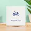 Birthday Card For Dad Cycling Themed Birthday Card For Cycling Lover Birthday Card For Dad Who Likes Bicycles and Bikes - Square (5.5x5.5) / Blank Inside