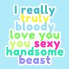 Birthday Card | Sexy Beast | Square card