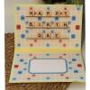 Handmade Scrabble Pop Up Box Card