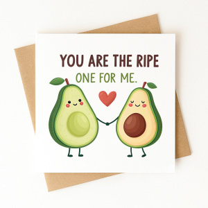 Valentine's Day Card - You Are The Ripe One For Me