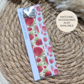 Strawberry Wristlet Keychain