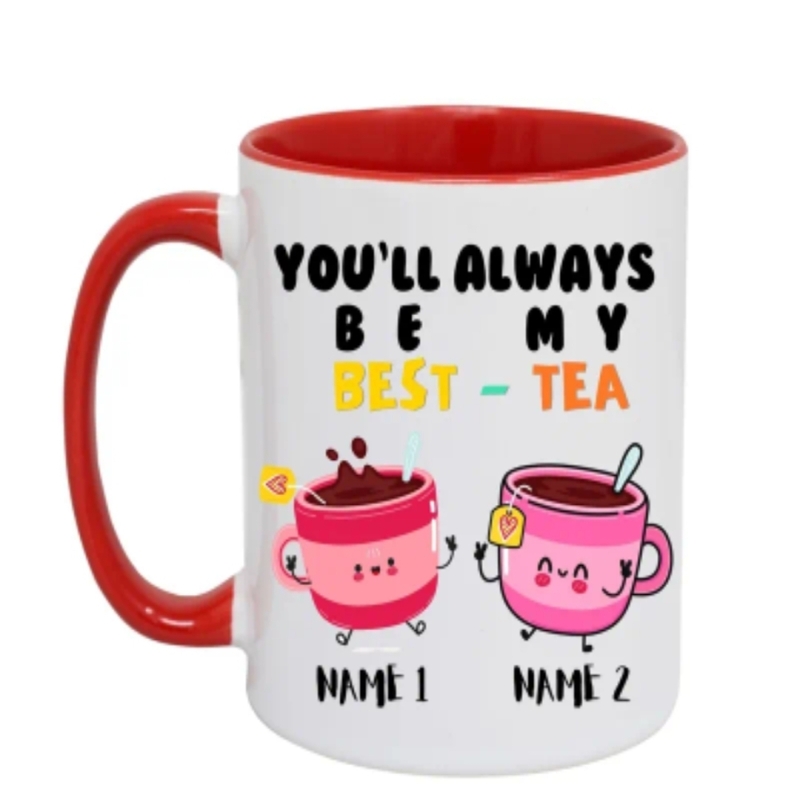 My Best Tea Personalized Mug – Custom Bestie Gift ☕💖