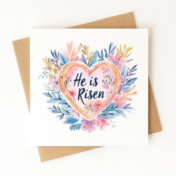 Easter Card - He Is Risen - Standard Smooth Card