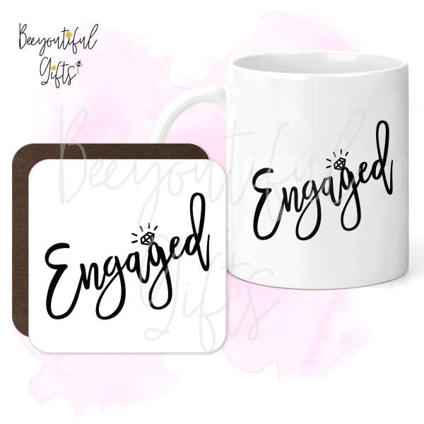 Mug & Coaster Set - Engaged