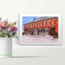 The Co-Operative Irlam - A4 Print - Mounted