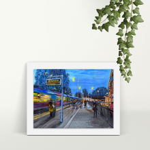 Rush Hour at Irlam - A4 Print - Mounted