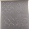 Sashiko Templates Circular | Visible Mending | Quilting and Sewing Templates | Reuseable Mending Stencils