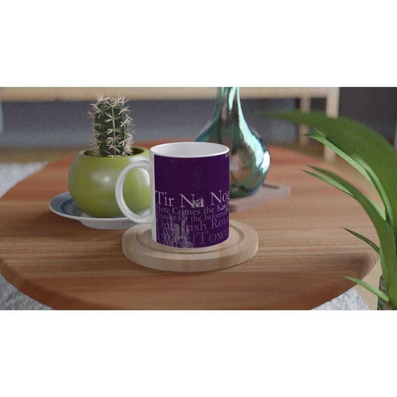 Van Morrison "No Guru" Track Mug - Ceramic White