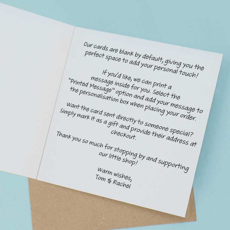 Birthday Card For Grandad Happy Birthday Card For Grandad Simple Birthday Card For Amazing Grandad Love Hearts Birthday Card - Square (5.5x5.5) / Blank Inside