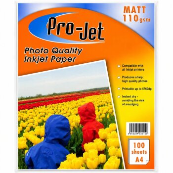 Projet A4 110gsm Inkjet Paper