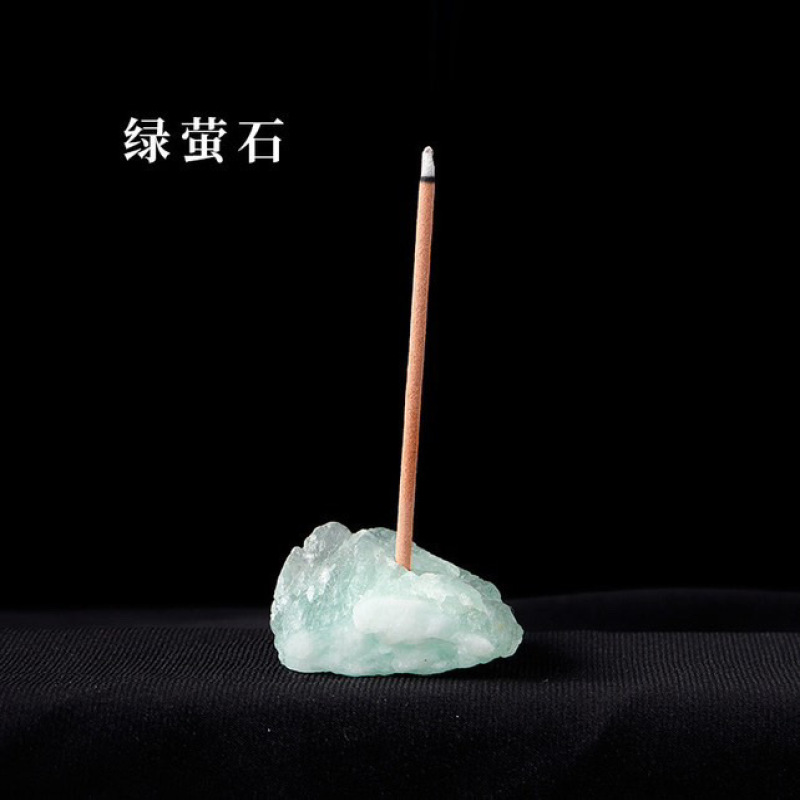 Crystal stones Incense Stick burner - Amethyst