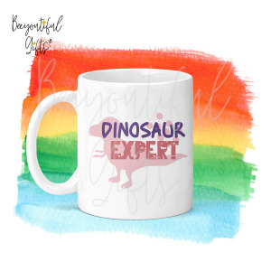 Children's Ceramic Mug - Dinosaur Expert