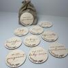 IVF IUI Milestone Discs / Handmade Wooden IVF Journey Markers /Encouraging & Hopeful Gift - Milestone Discs Only