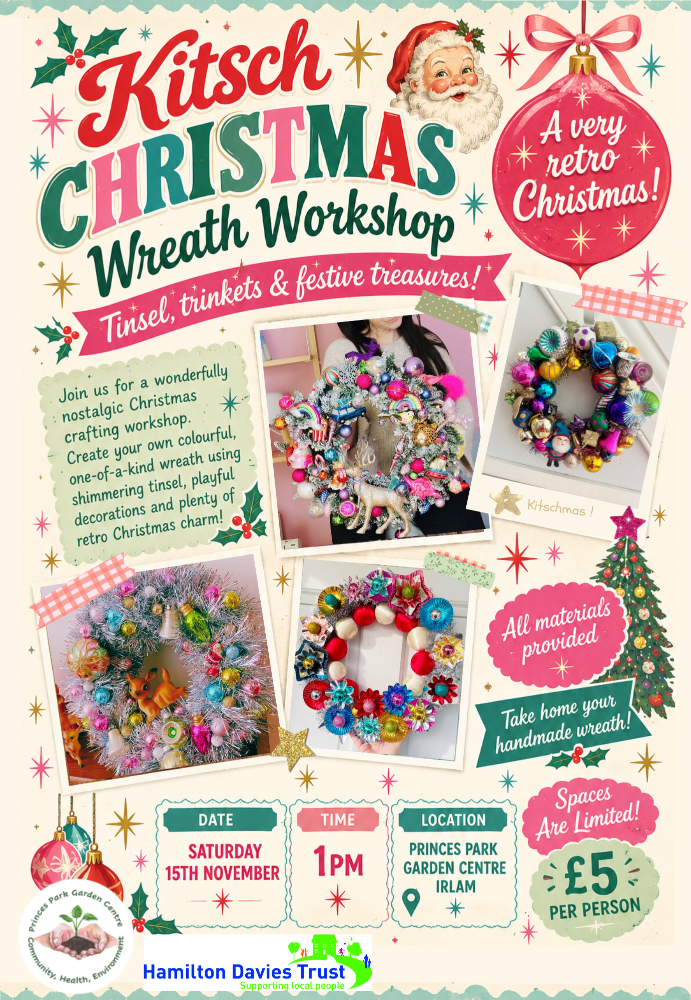 Kitsch Wreath Making Session