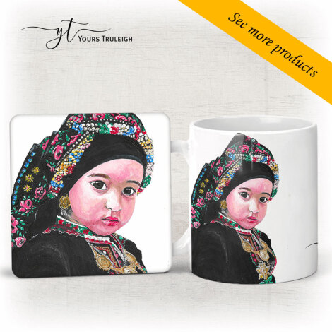 Traditional Karpathos Girl Large Range of Giftware Available.