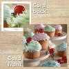Funny Card Set - Minimiam Adventures in Patisserie - Tiny People Food Photography - Gru&szlig;karten Set UK
