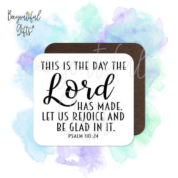 Religious Coaster - This Is The Day The Lord Has Made