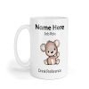 Personalised Ceramic Mug - Cute Brown Bear