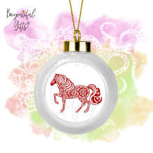 Ceramic Chinese New Year Bauble - Zentangle Chinese New Year Animal