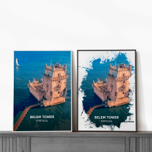 Belem Tower - Portugal - High Gloss Print - A4 - Standard