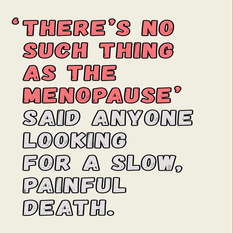 Menopause funny  birthday card