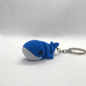 Baby Blue Whale Keyring