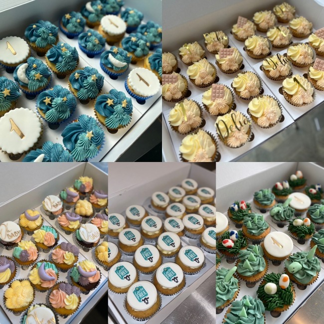 Custom Themed Box of 24 Cupcakes
