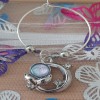 Wine Glass Charms Mermaids in the Moonlight - Silver Tone